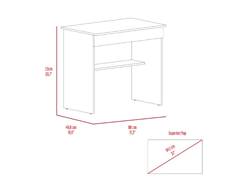 Escritorio Ohaio Cajon Blanco Arupo