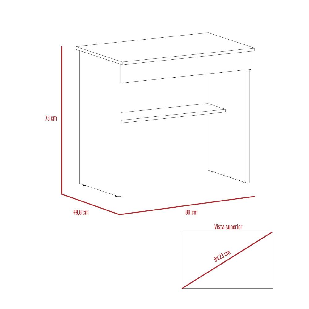 Escritorio Ohaio Z80 Cajon Blanco Duna