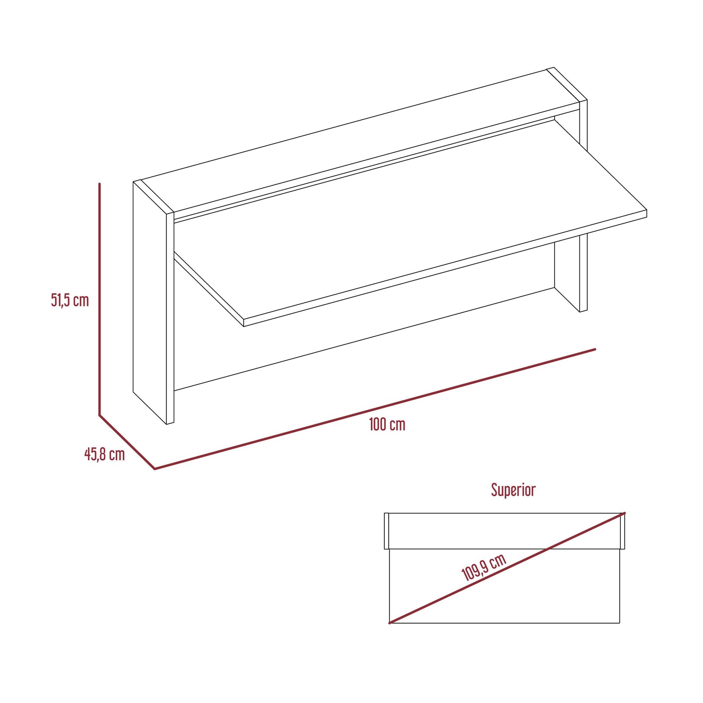 Escritorio Moderno Minimalista