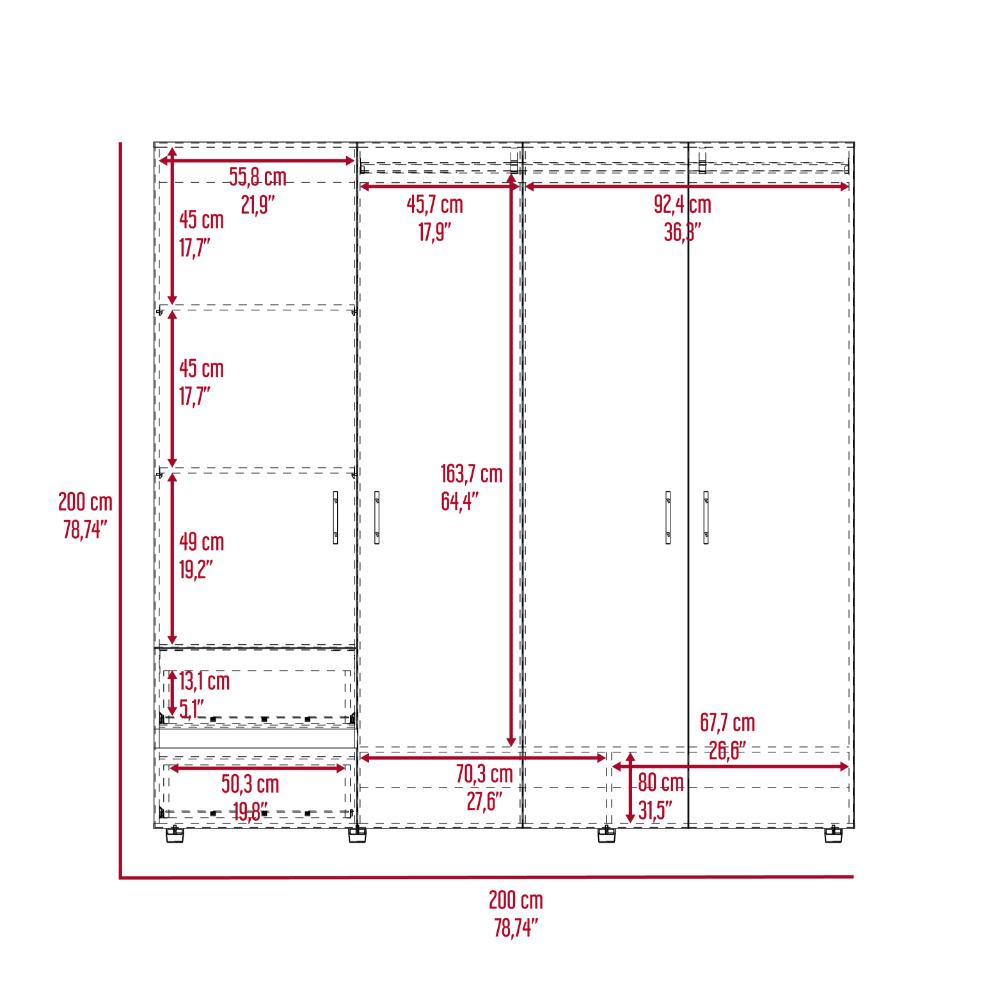 Closet Janari Nogal Wengue