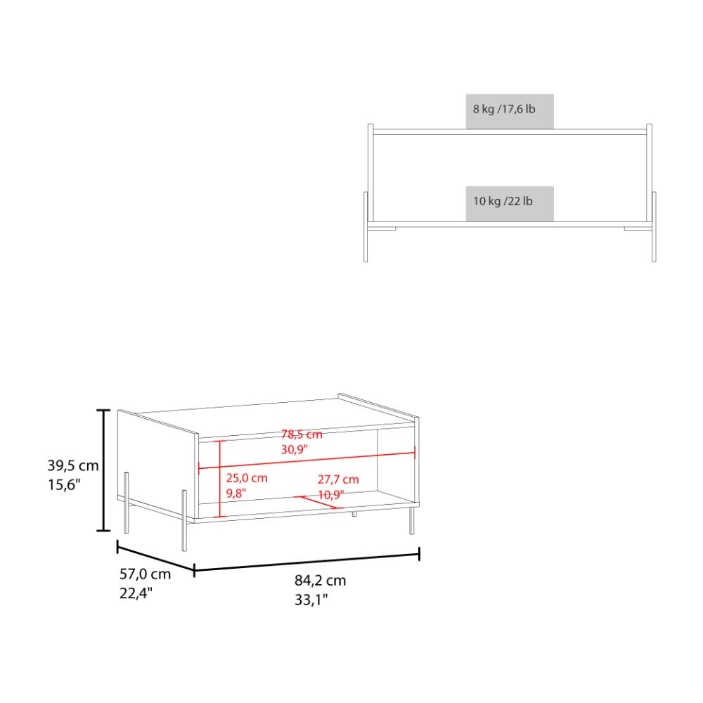 Mesa De Centro Zalune Blanco