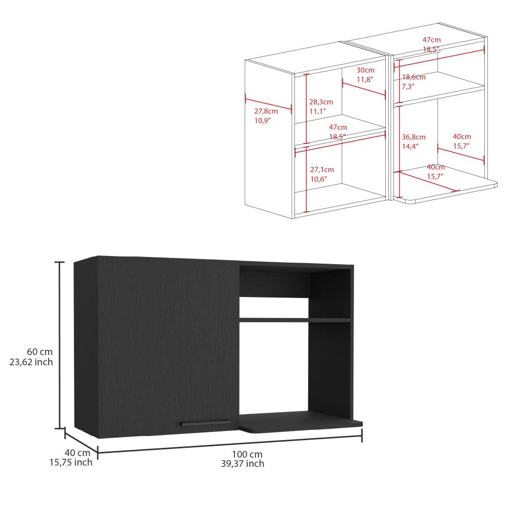 Gabinete Superior Cocina Shelf Wengue 100 Cm