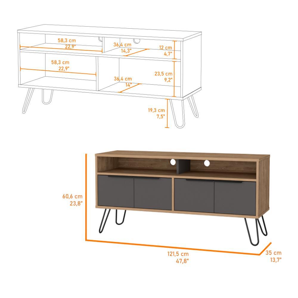 Mesa Para Tv Temora Miel Y Plomo