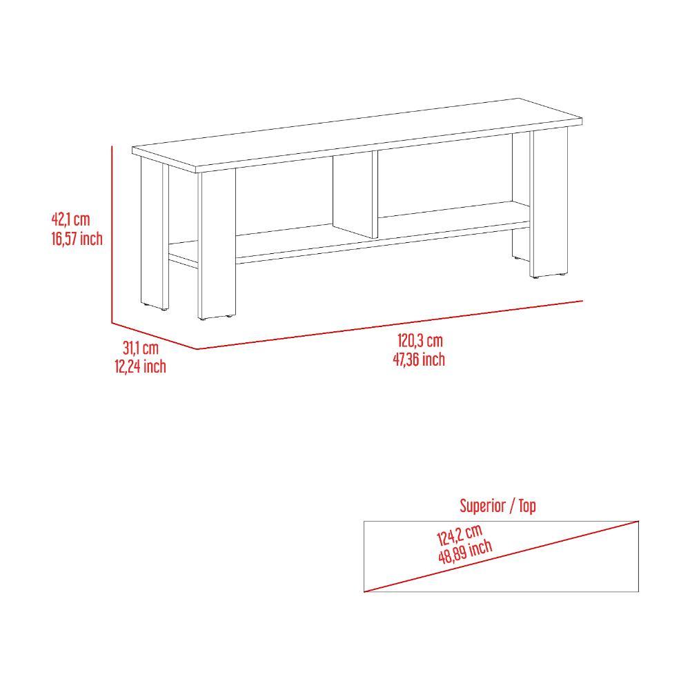 Mesa Tv Naddia 65" (1C) Milan+Blanco Mqz