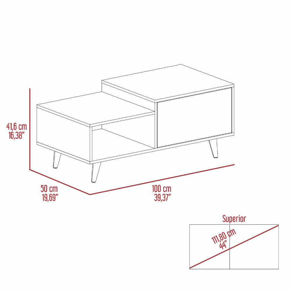 Mesa De Centro Konrad 100 Duna Taupe