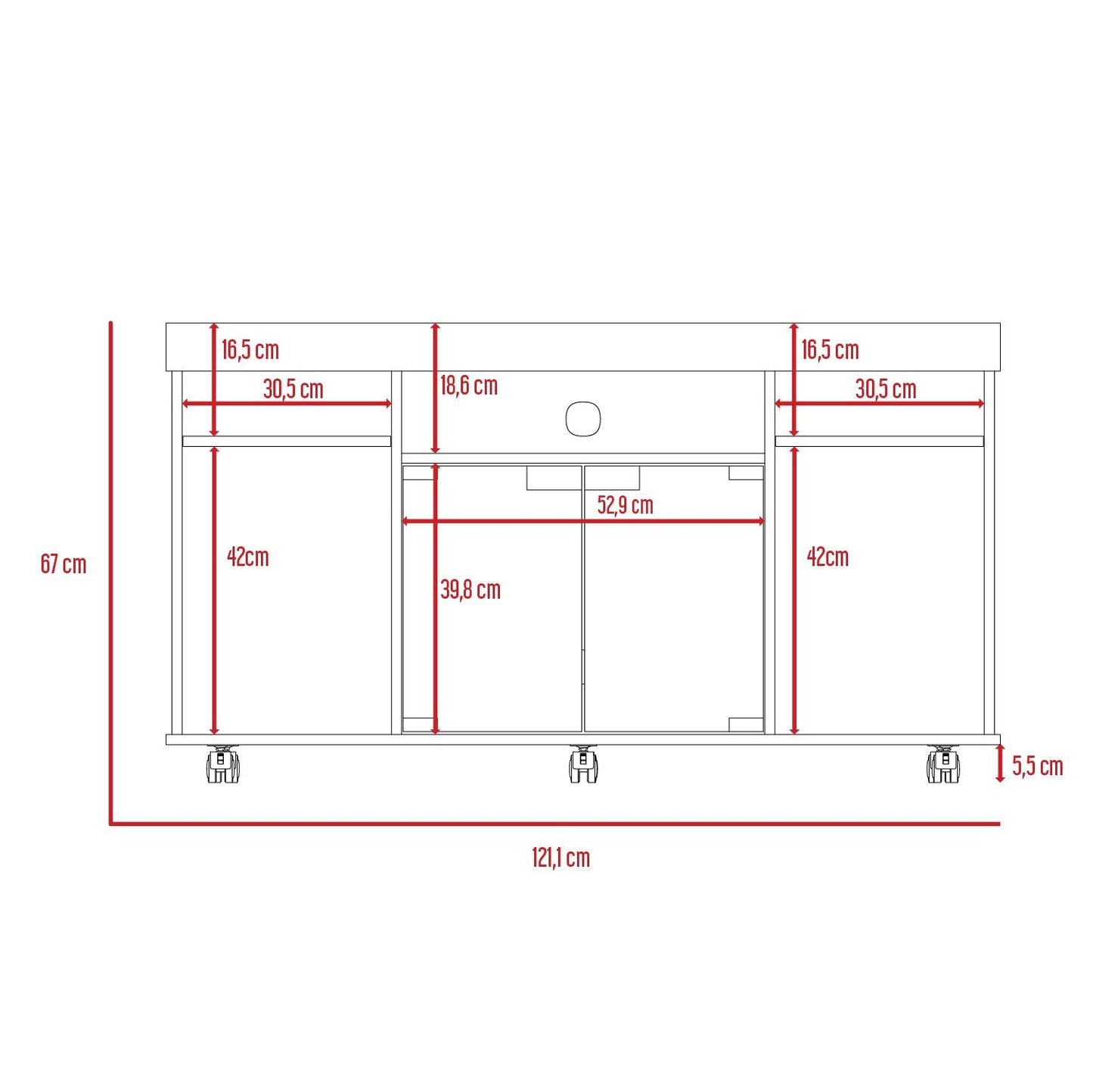Mesa Para Tv Celuma Duna Para Tv De 50"