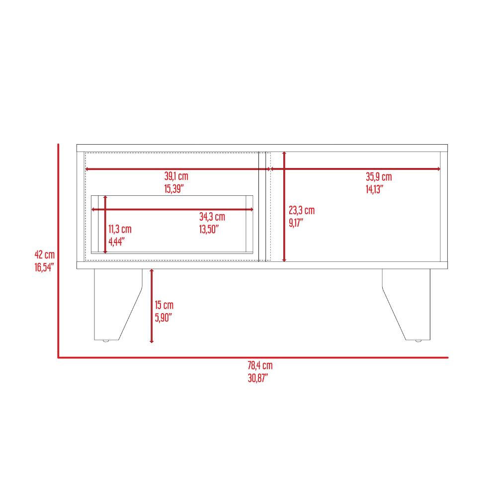 Mesa De Centro Jonexa Nogal