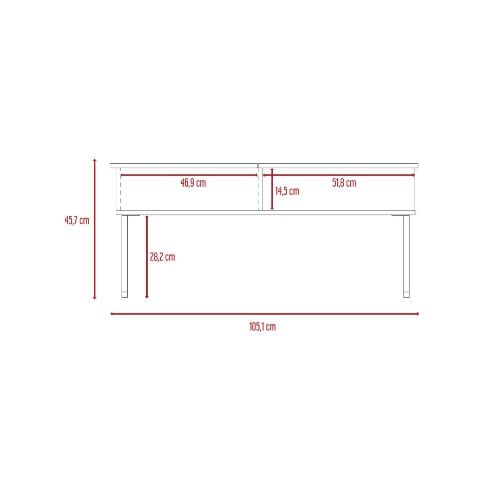 Mesa Funcional Denure 5G-3 Rovere + Wengue