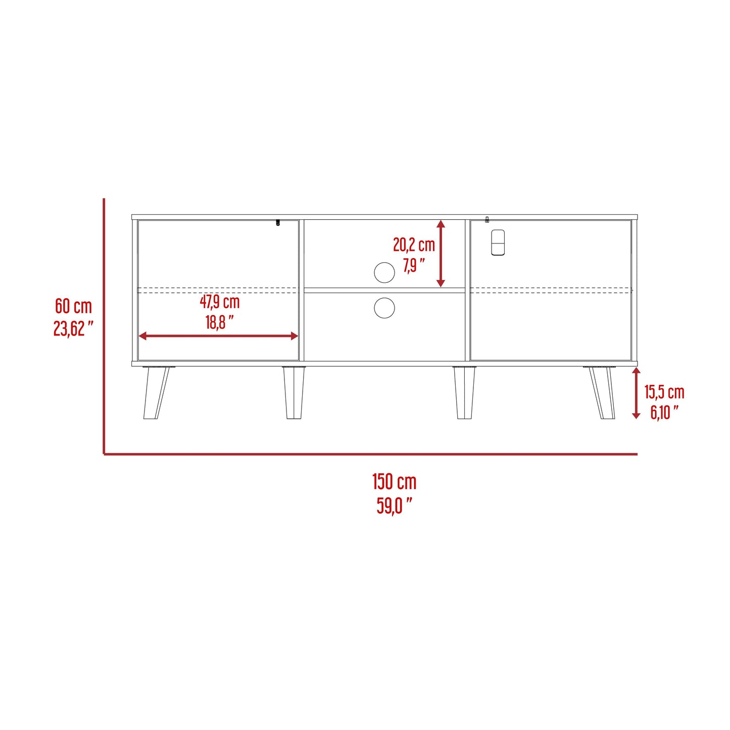 Rack Para Tv Arisia Taupe Lenno Para Tv De 65''