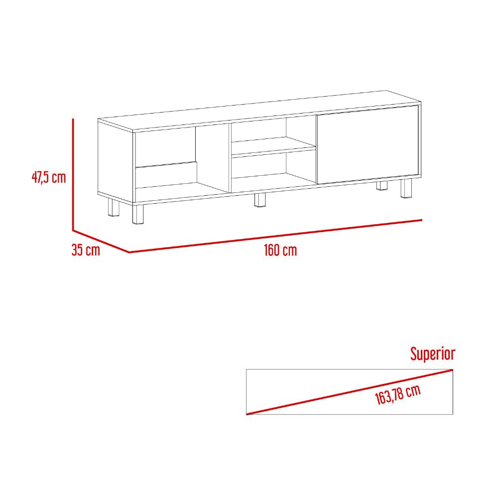 Rack Para Tv Lureon Plus (1C) Macadamia 4