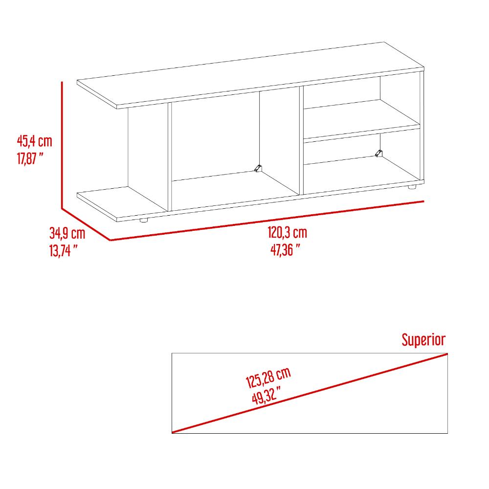 Mesa Para Tv Alurea Nogal Para Tv De 50"