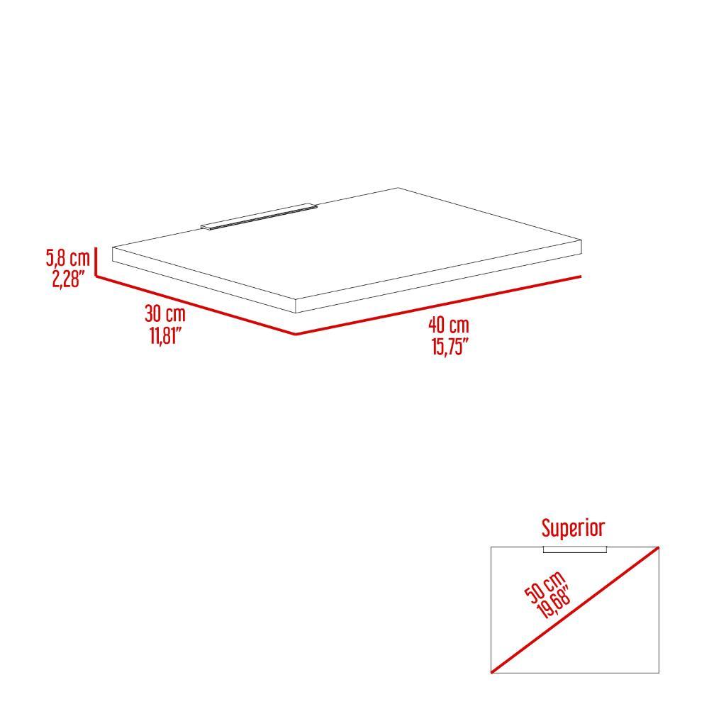 Repisa Yolanda 40 (1C) Olivo 5,8X40X30 C