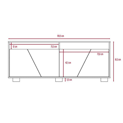 Rack Para Tv Lutrux Habano Miel