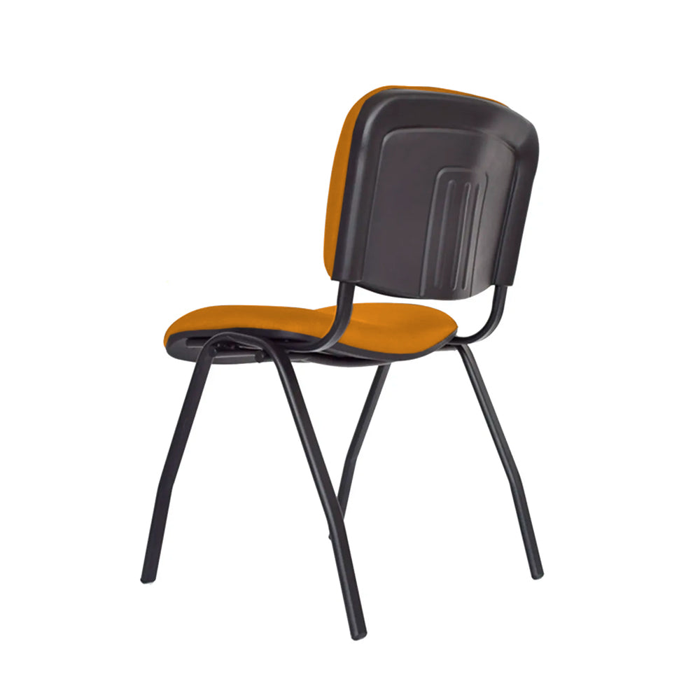 Silla Interlocutora Eventos Tapizada naranja
