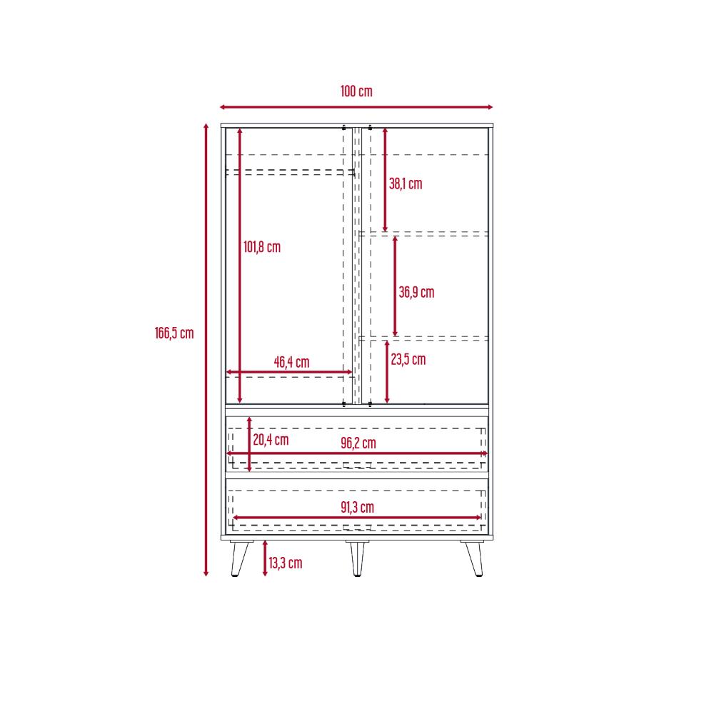 Clóset Zurich Siena-Blanco