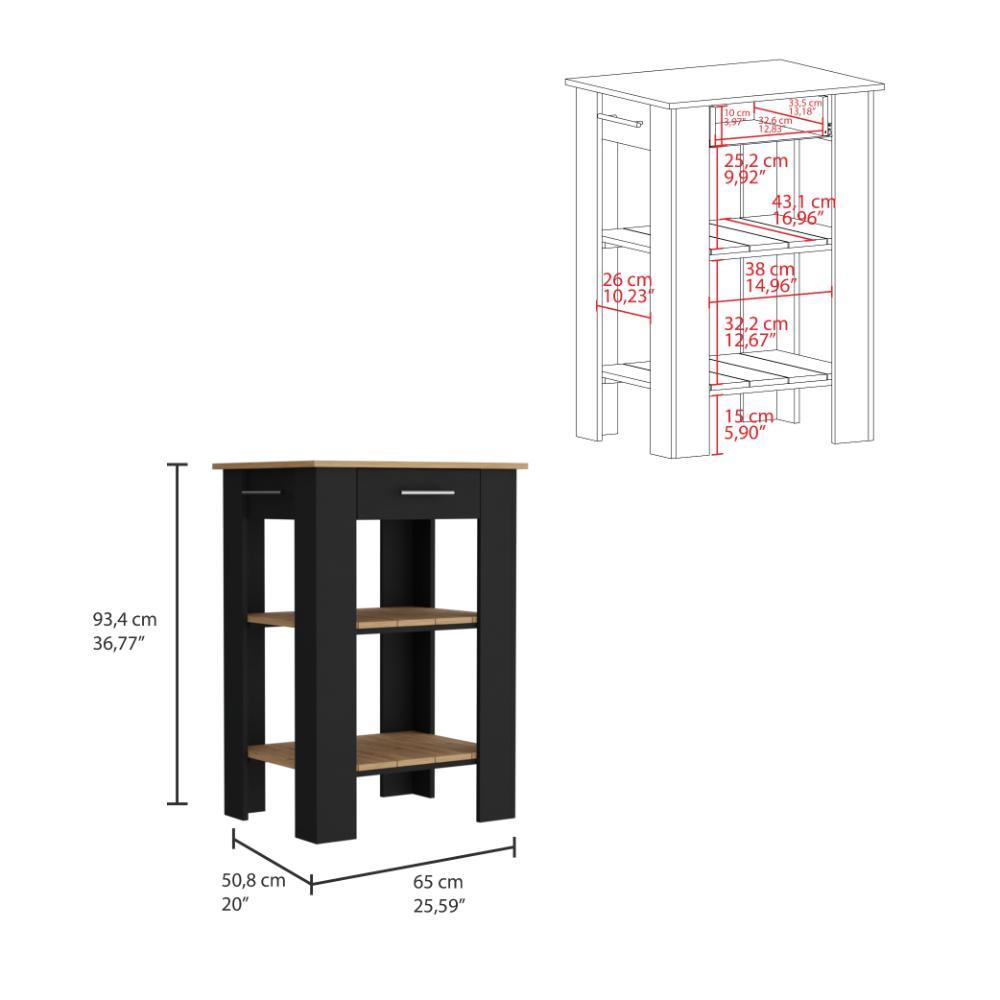 Isla De Cocina Serima Wengue Macadamia