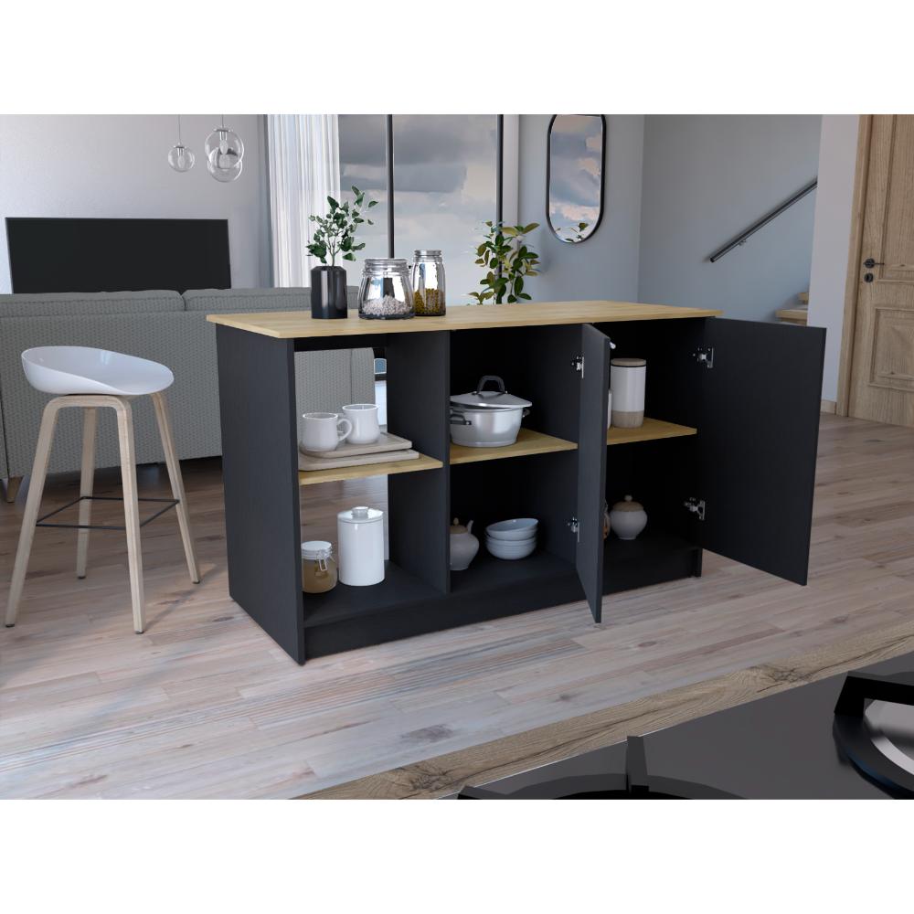 Isla De Cocina Halira Wengue Macadamia