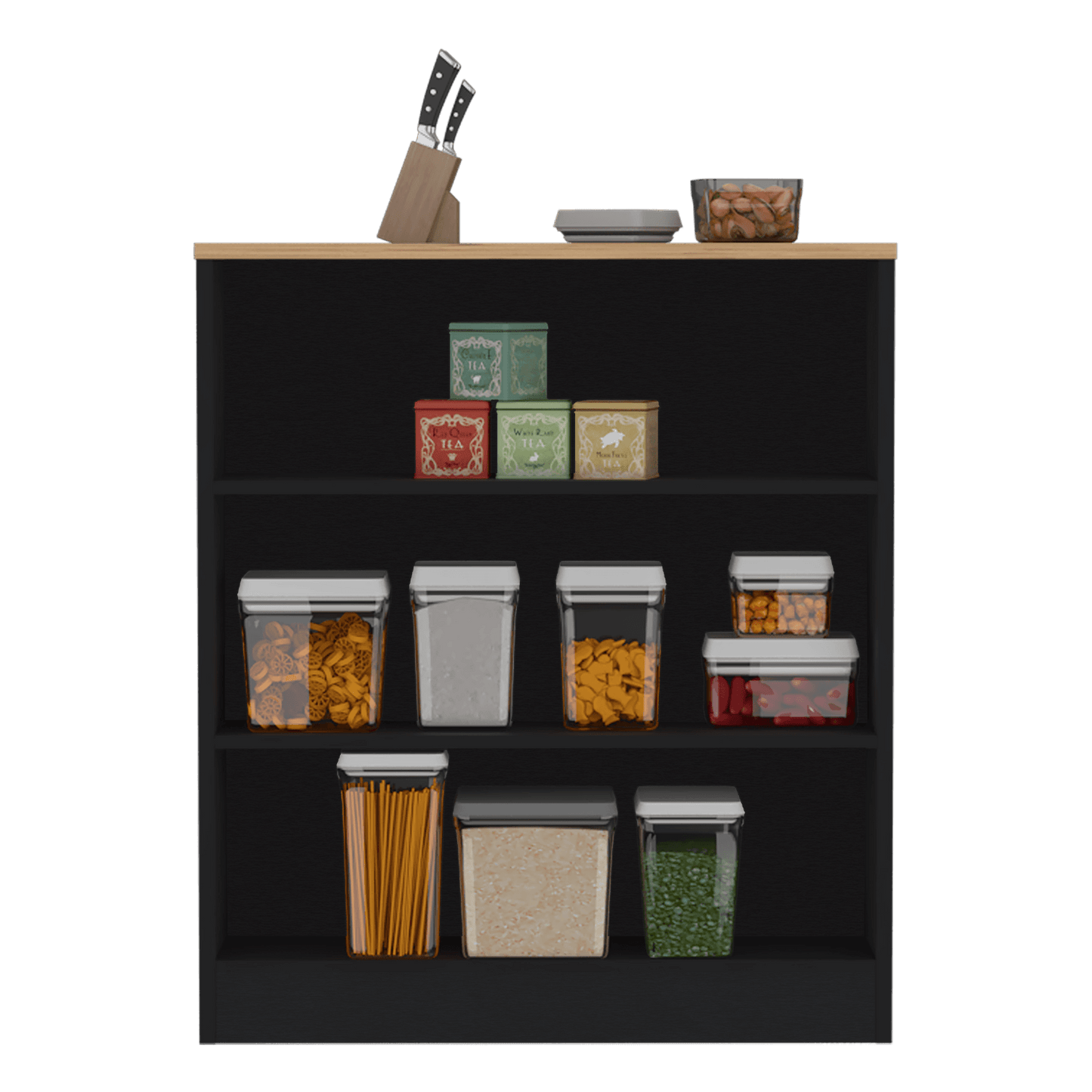 Isla De Cocina Melora Wengue Macadamia