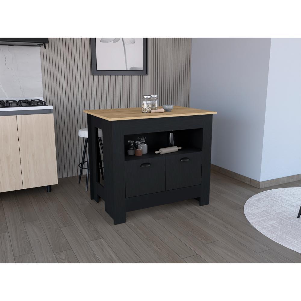 Isla De Cocina Zireya Wengue Macadamia