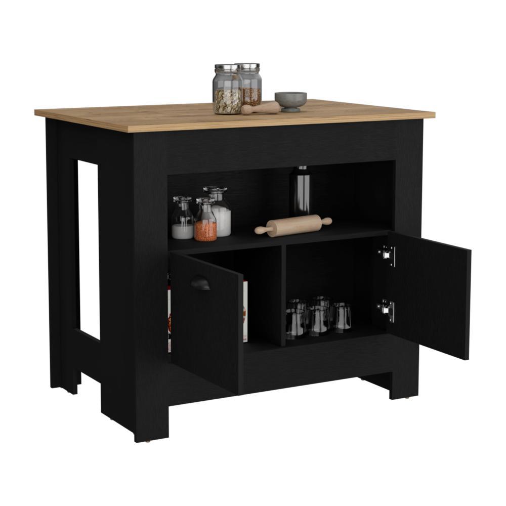 Isla De Cocina Zireya Wengue Macadamia