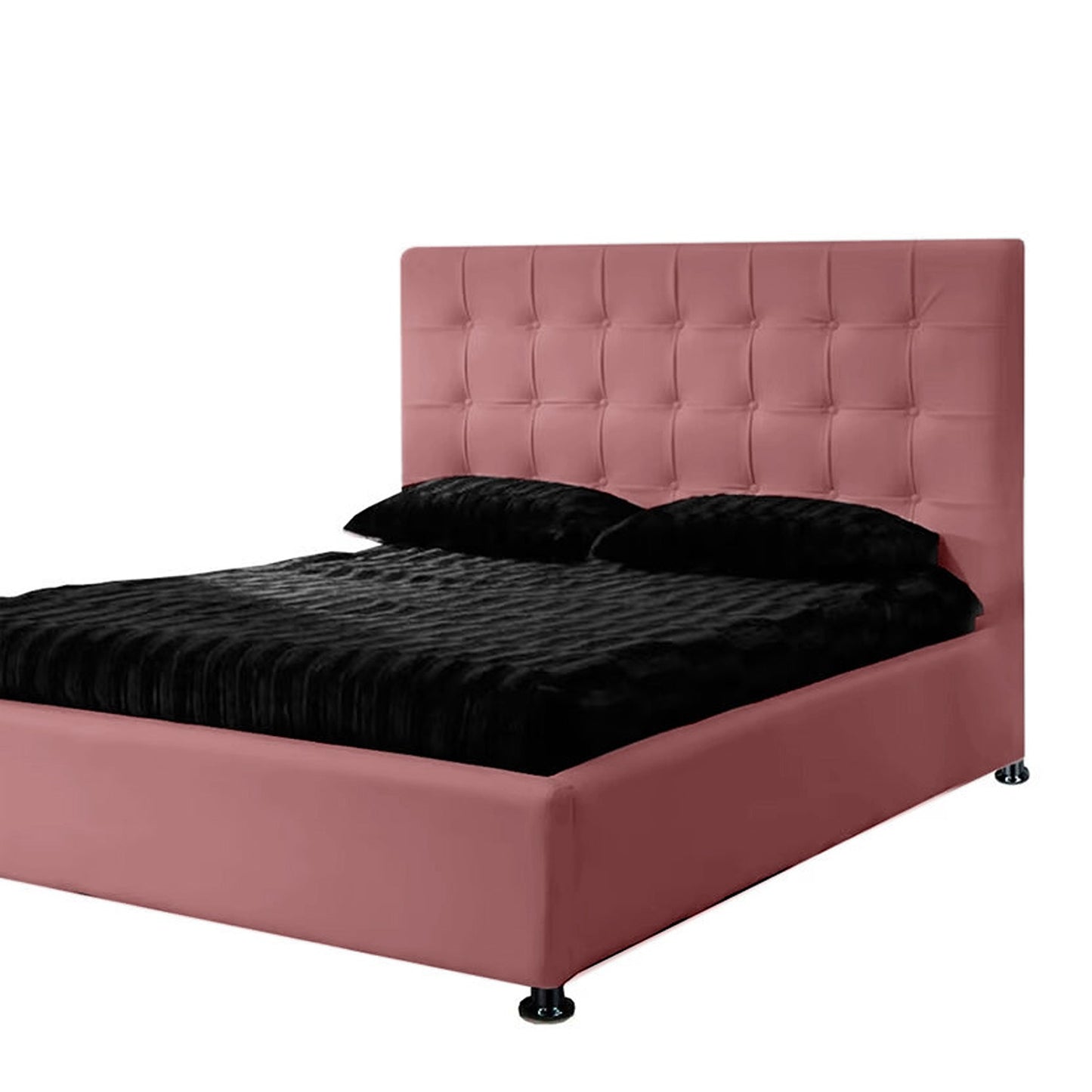 Espaldar de Cama Doble Ilusion 140x150x10 salmon