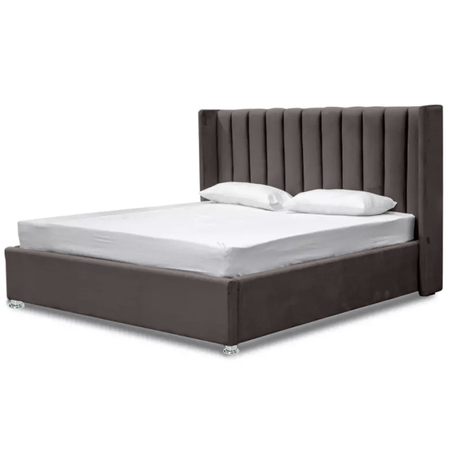 Base Cama Con Espaldar Sencillo Julieta Cafe