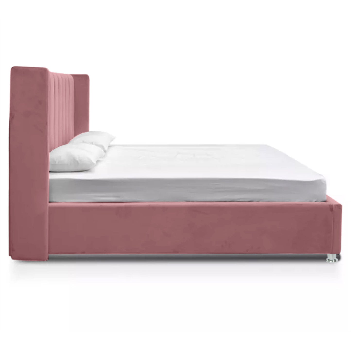 Base Cama Con Espaldar Semidoble Julieta Salmon