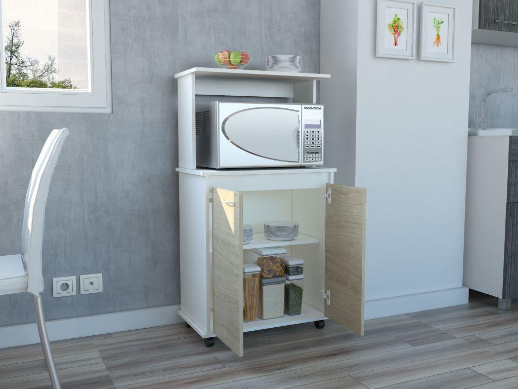 Mueble Cocina Stich Blanco Y Rovere