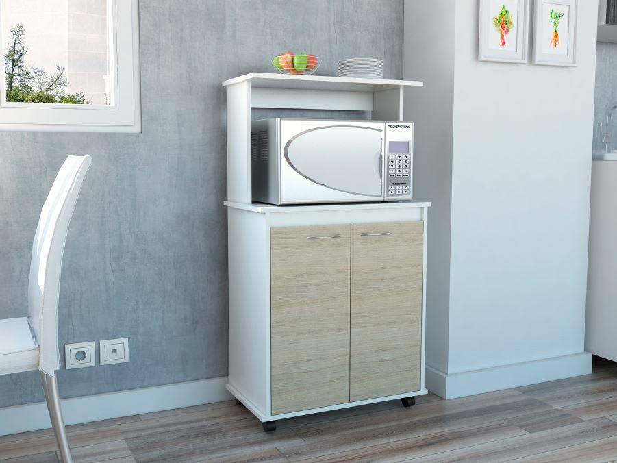 Mueble Cocina Stich Blanco Y Rovere