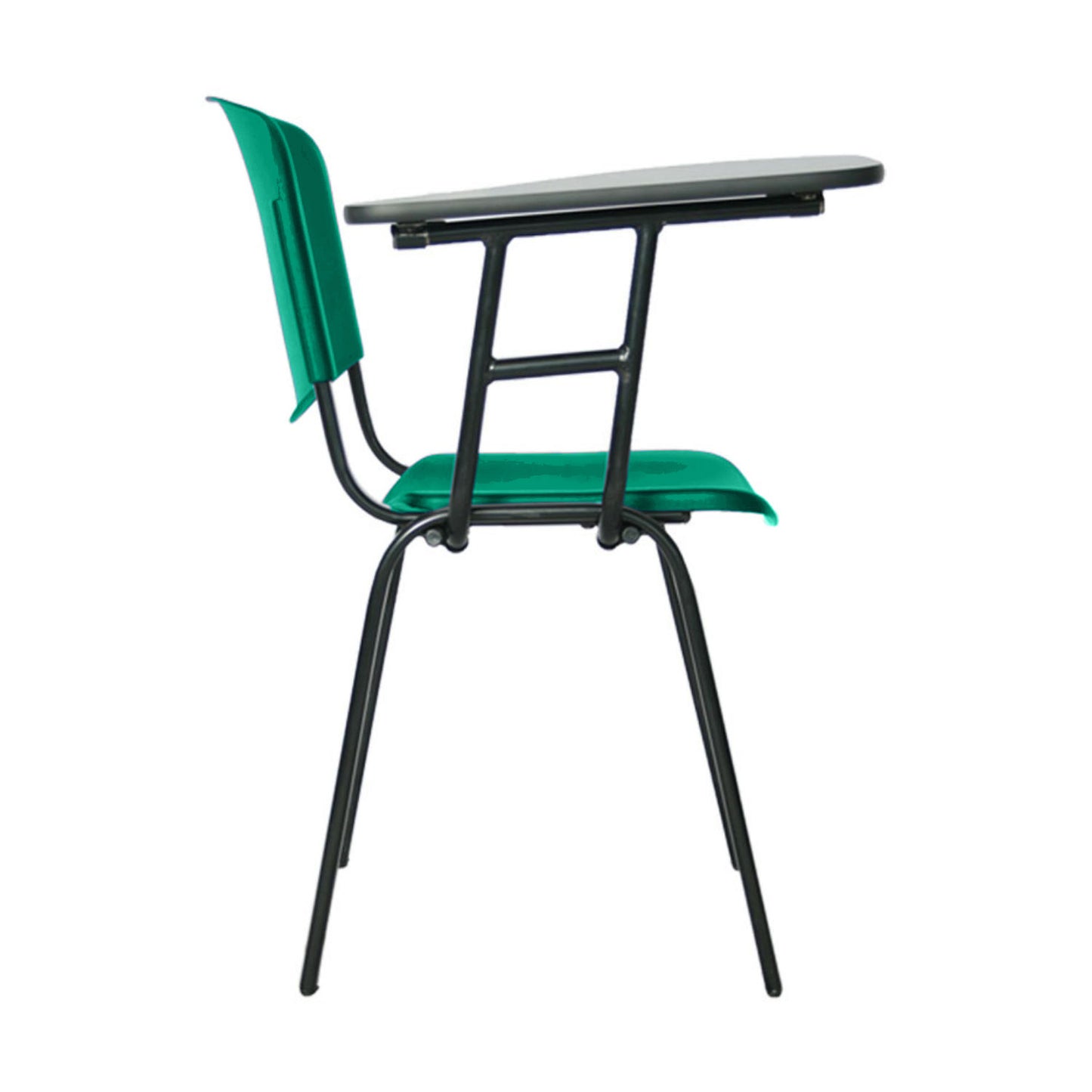 Silla Universitaria Isosceles Brazo Fijo verde