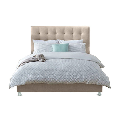 Espaldar de Cama Sencillo Luxury 100x150x10 beige
