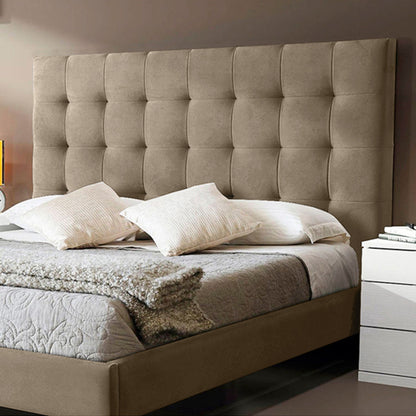 Base Cama Con Espaldar Doble Luxury Taupe