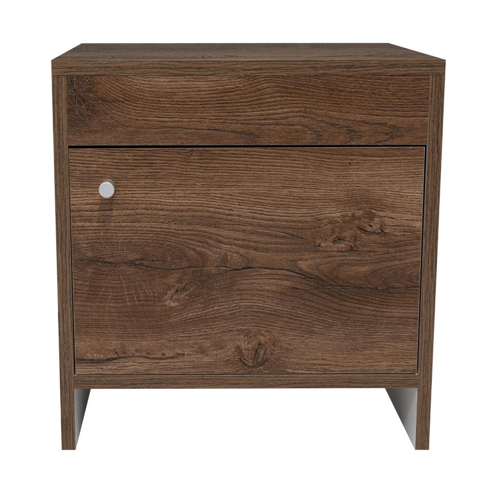 Mesa De Noche Eviré Bellota + Blanco