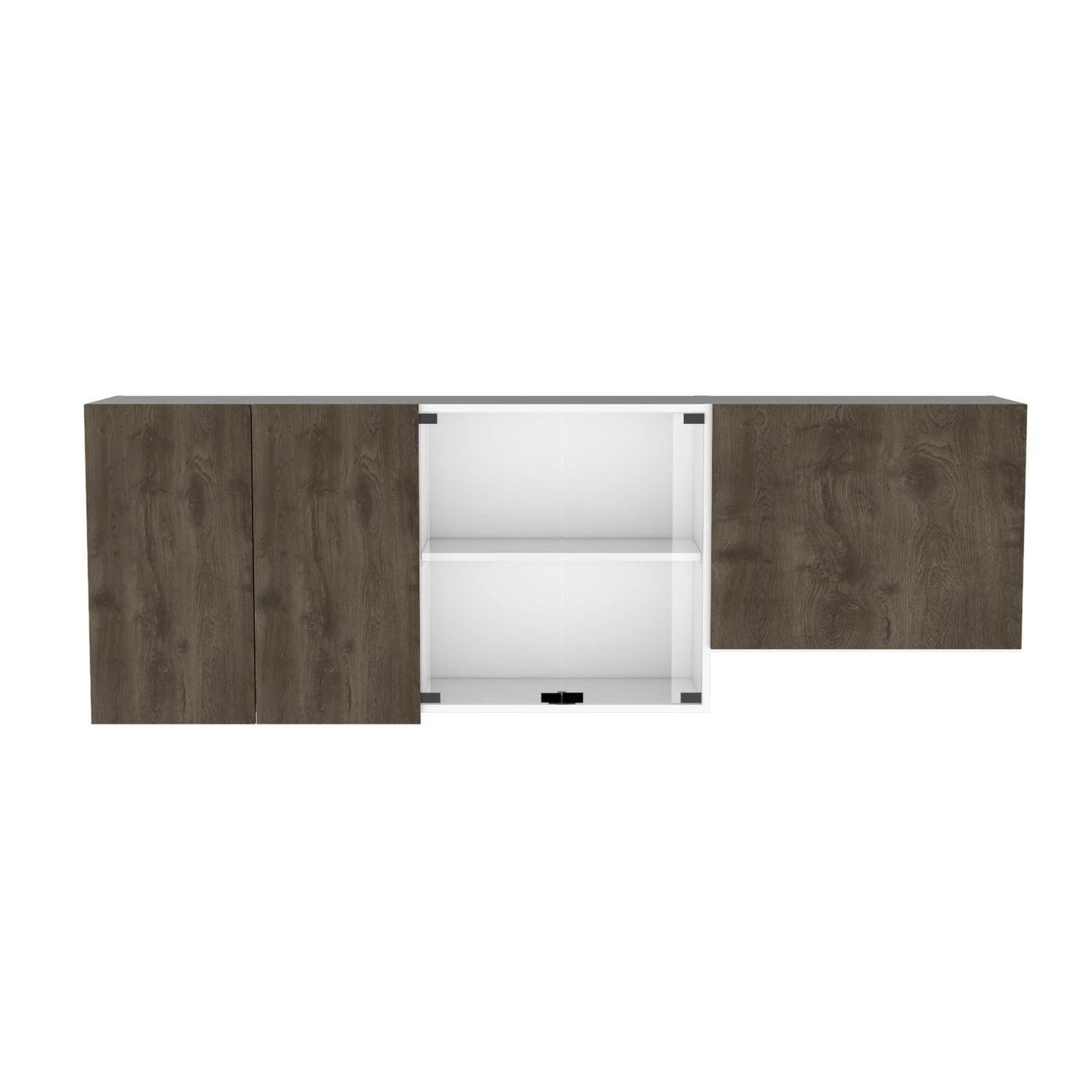 Gabinete Superior Vemus Nogal Y Blanco 180 Cm