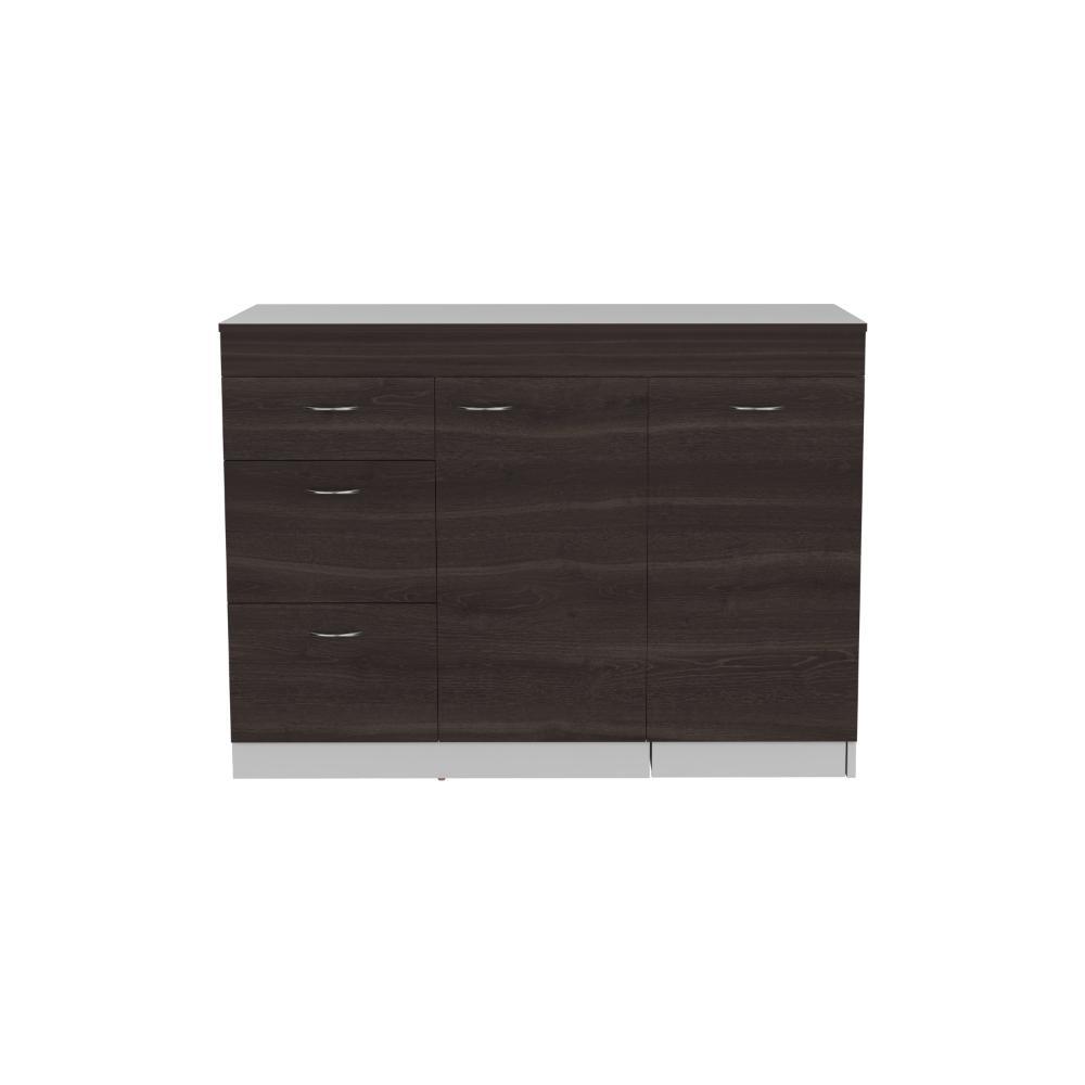 Mueble Inferior Cocina Parix Blanco Y Milan