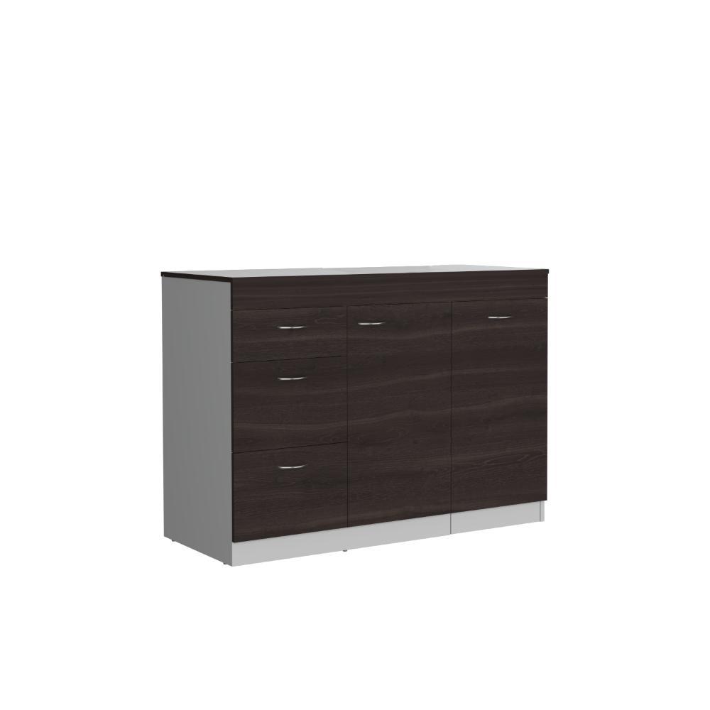 Mueble Inferior Cocina Parix Blanco Y Milan