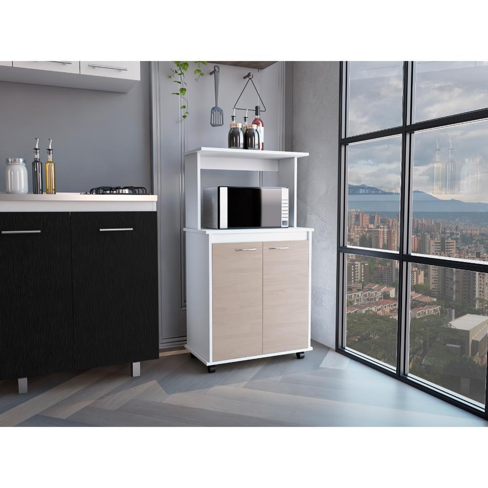Módulo Microondas Bajo Elkael Blanco Y Rovere