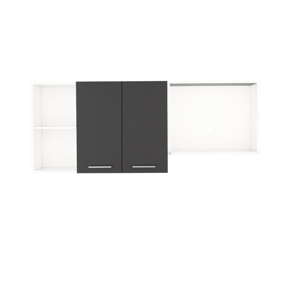 Gabinete Superior De Cocina Jhonny Blanco Y Wengue 150 Cm