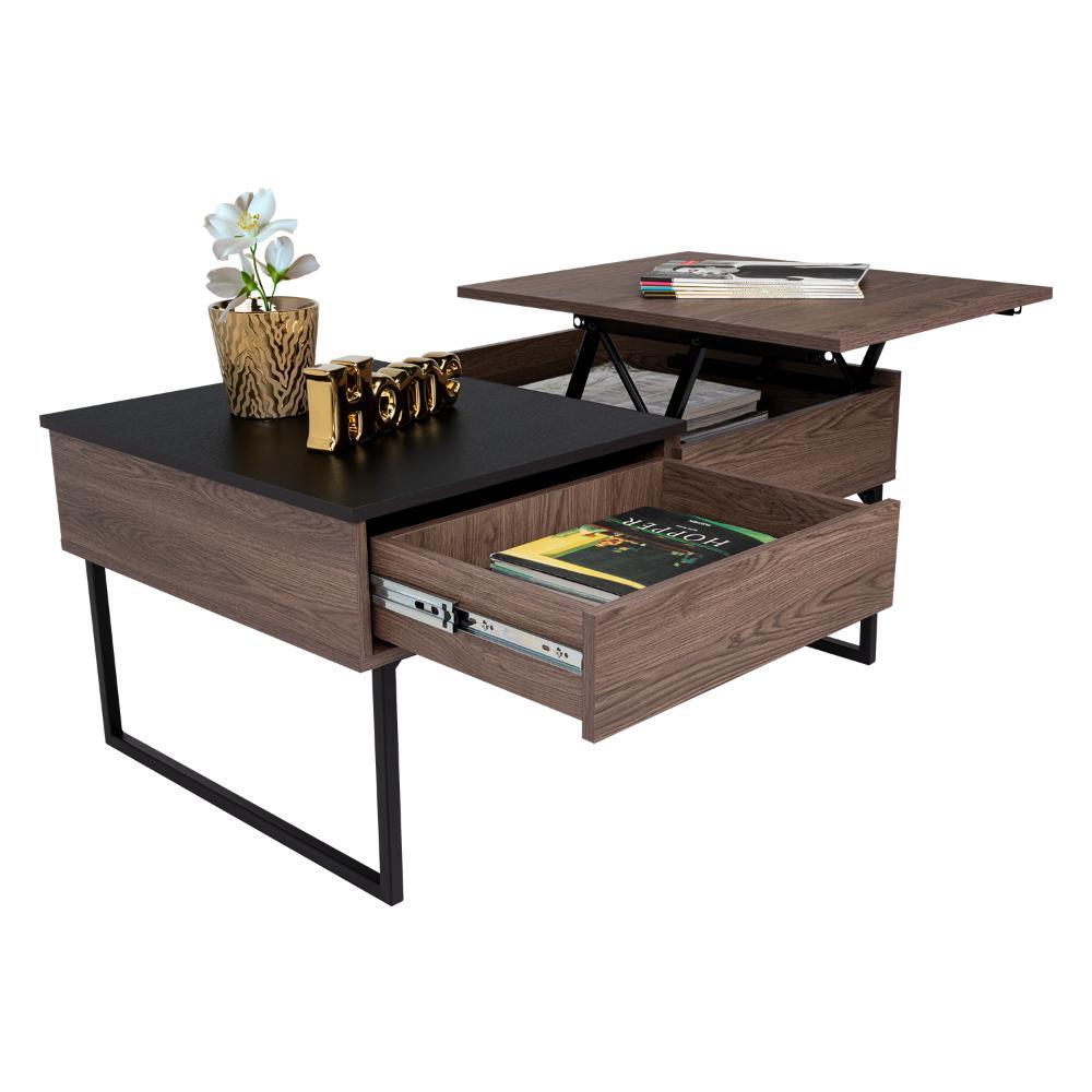 Mesa De Centro Funcional Denure 5G Coñac Wengue
