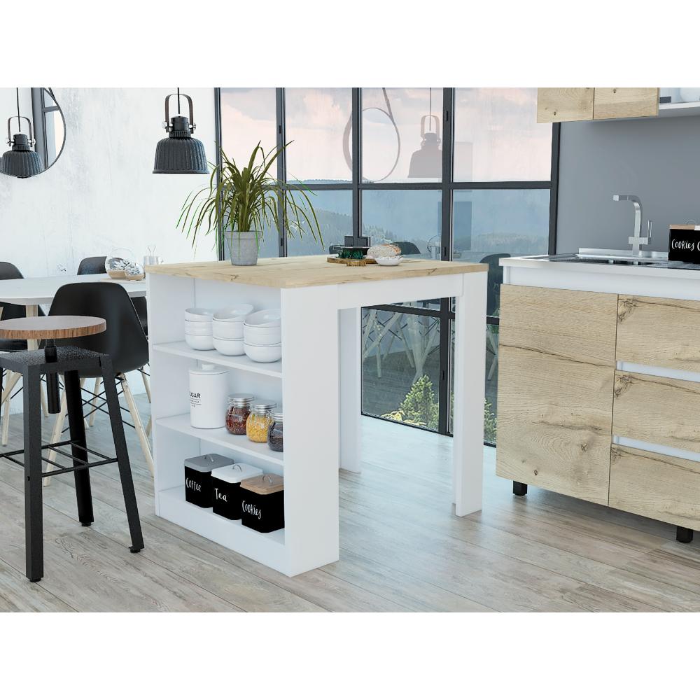 Mesa Auxiliar Melora Blanco Y Duna