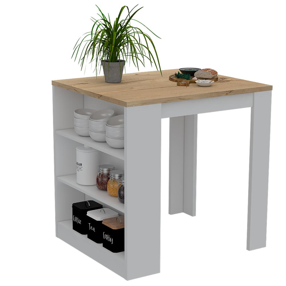 Mesa Auxiliar Melora Blanco Y Duna