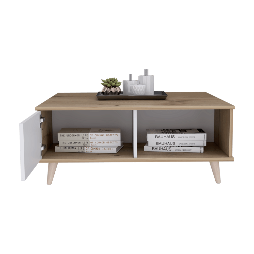 Mesa De Centro Orilán Duna Y Blanco B