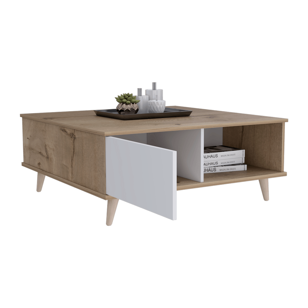 Mesa De Centro Orilán Duna Y Blanco B
