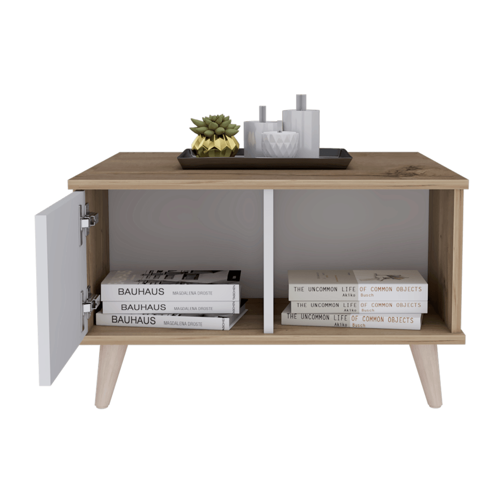 Mesa De Centro Orilán Duna Y Blanco
