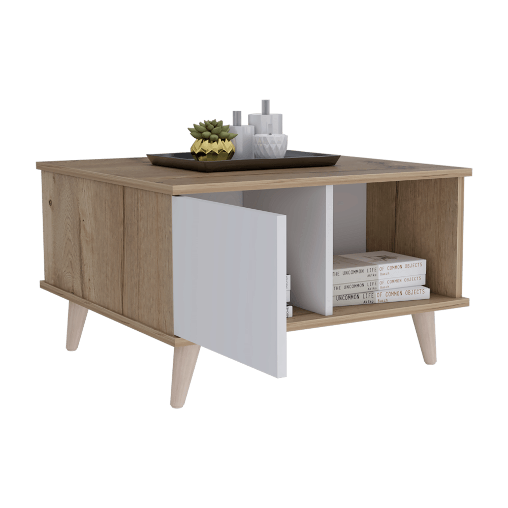 Mesa De Centro Orilán Duna Y Blanco