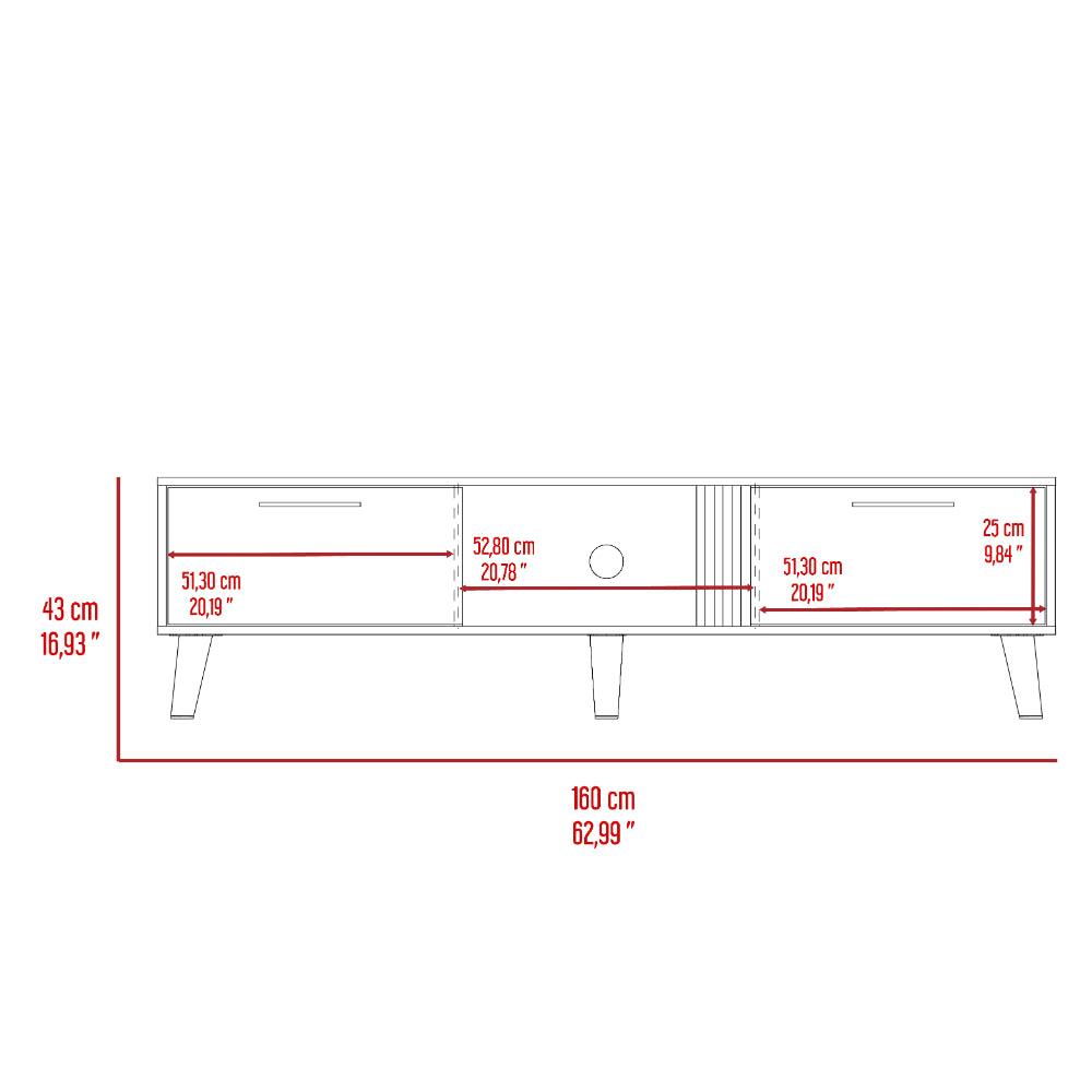 Mueble Tv 70'' Ekovia Capri Fresno Europeo
