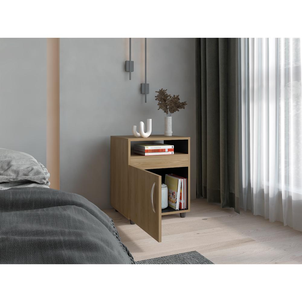 Mesa De Noche Thalira Fresno Eu Wengue