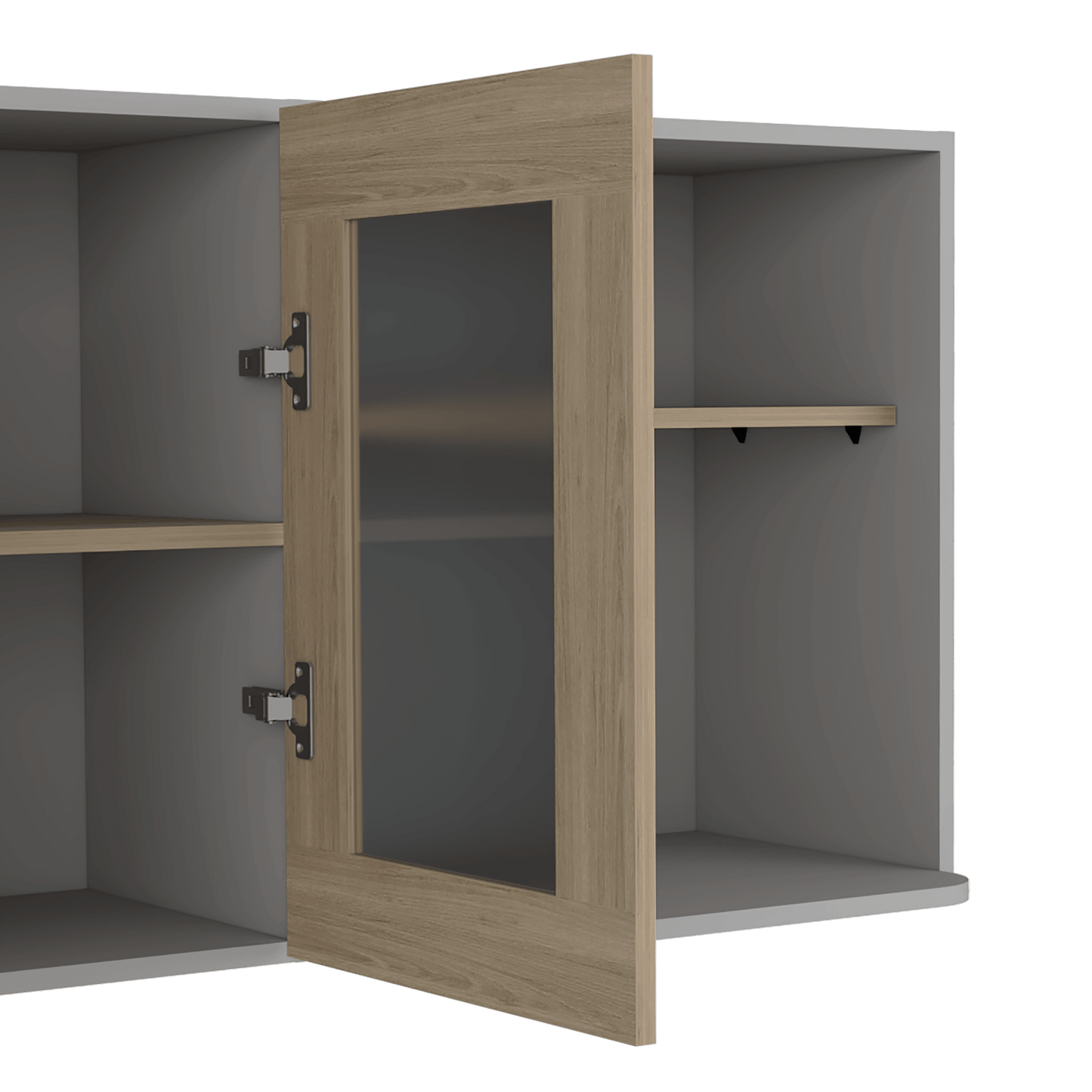 Modulo Superior De Cocina Kitchen Vionel Gris Y Rovere 150 Cm