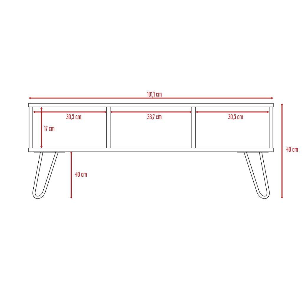 Mesa De Centro Vamira Habano + Blanco