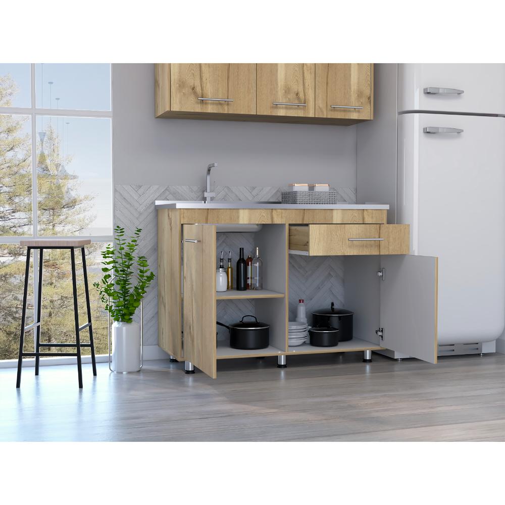 Modulo Inferior Kitchen Niko Blanco Duna 120 Cm